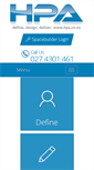 Mobile Screenshot of hpa.co.nz